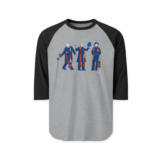 Fourth Doctor 3/4 Raglan Shirt - Fandom-Made