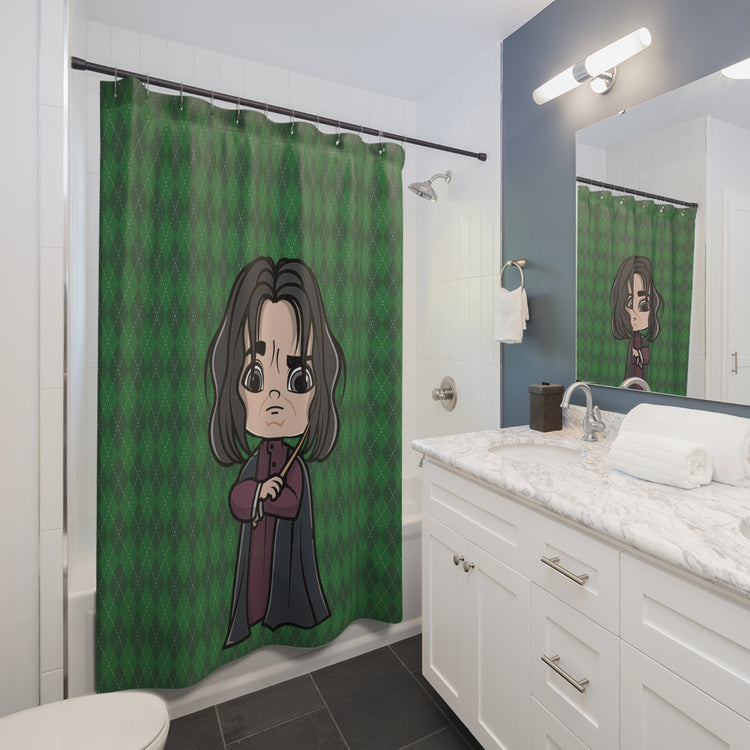 Professor Snape Shower Curtain - Fandom-Made