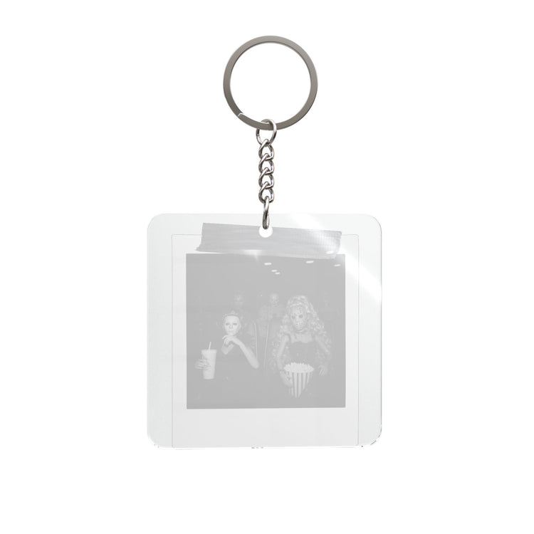 Dolling Up Horror Square Keychain