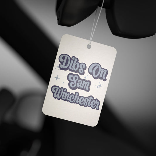 Dibs On Sam Winchester Car Air Freshener - Fandom-Made