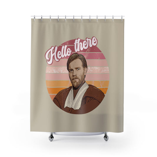 Hello There Shower Curtains - Fandom-Made