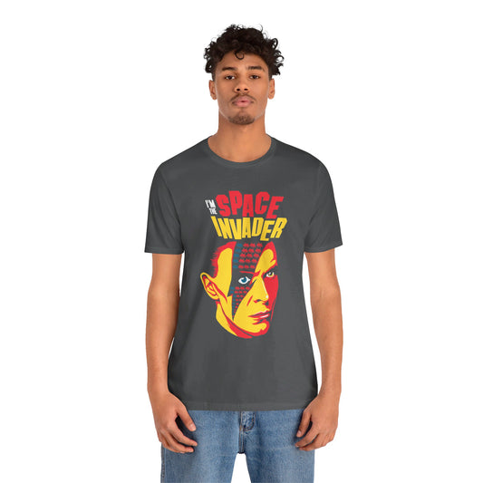 Bowie Space Invader Unisex T-Shirt - Fandom-Made