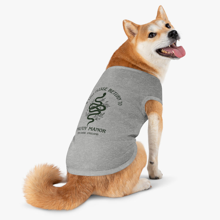 If Lost Return To Malfoy Manor Pet Tank Top - Fandom-Made