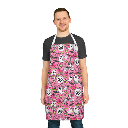 Spooky Watermelon Apron - Fandom-Made