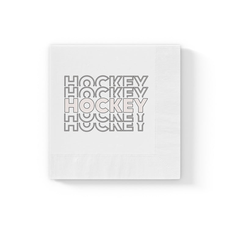 Hockey Hockey Hockey Napkins - Fandom-Made