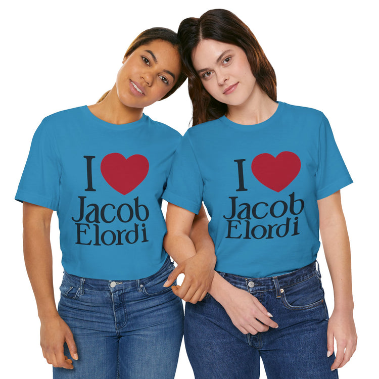 I Love Jacob Elordi Unisex T-Shirt - Fandom-Made