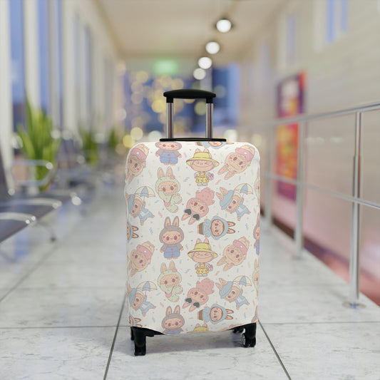 Cute Monsters Luggage Cover - Fandom-Made