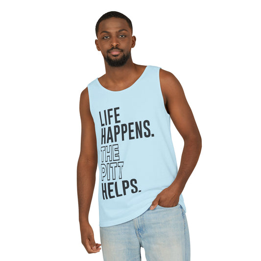 Life Happens The Pitt Helps Unisex Tank Top - Fandom-Made
