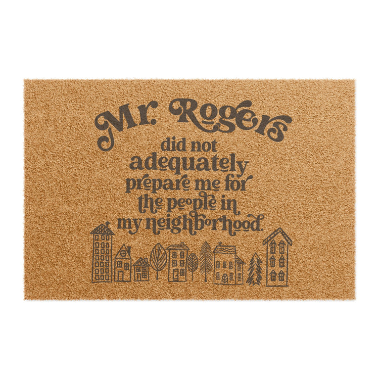 Mr Rogers Doormat - Fandom-Made