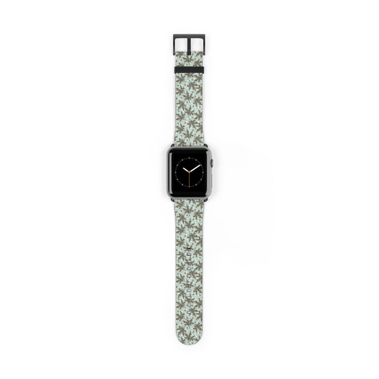 Cannabis Christmas Watch Band - Fandom-Made