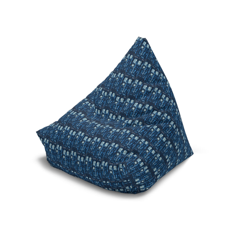 Tardis All-Over-Print Bean Bag Chair Cover - Fandom-Made