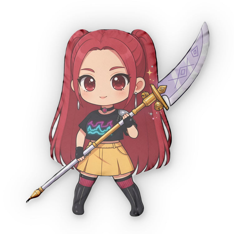 Warrior Mira-Shaped Pillow