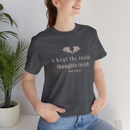 Thoughts Inside Unisex T-Shirt - Fandom-Made