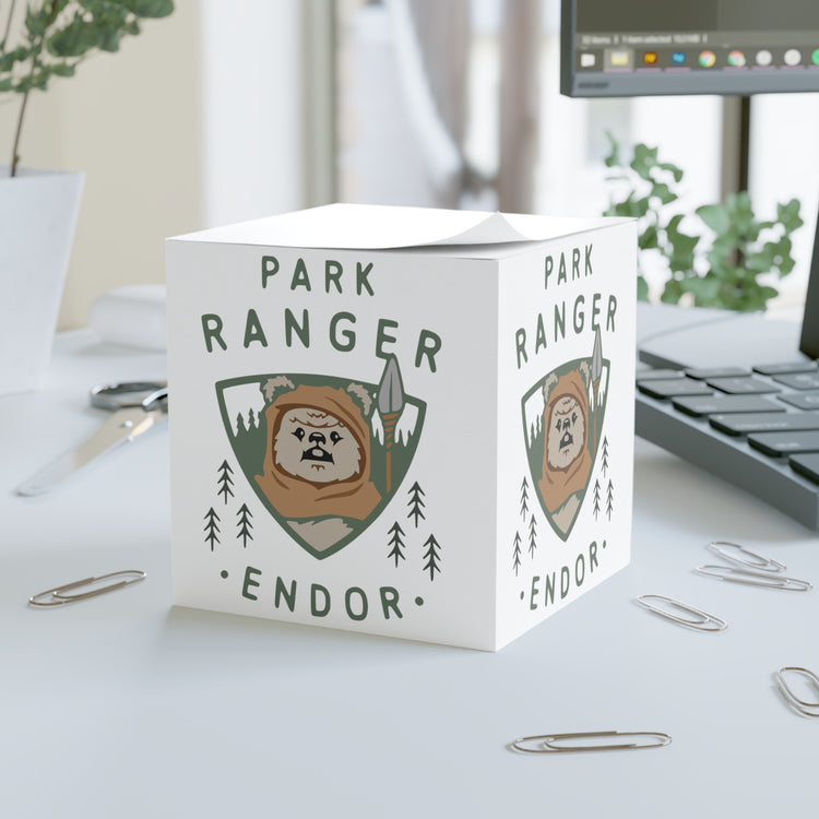 Endor Park Ranger Note Cube - Fandom-Made