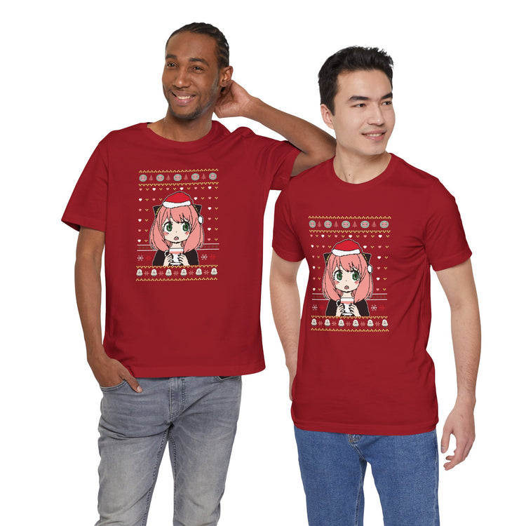 Anya Forger Ugly Christmas Sweater Unisex T-Shirt - Fandom-Made