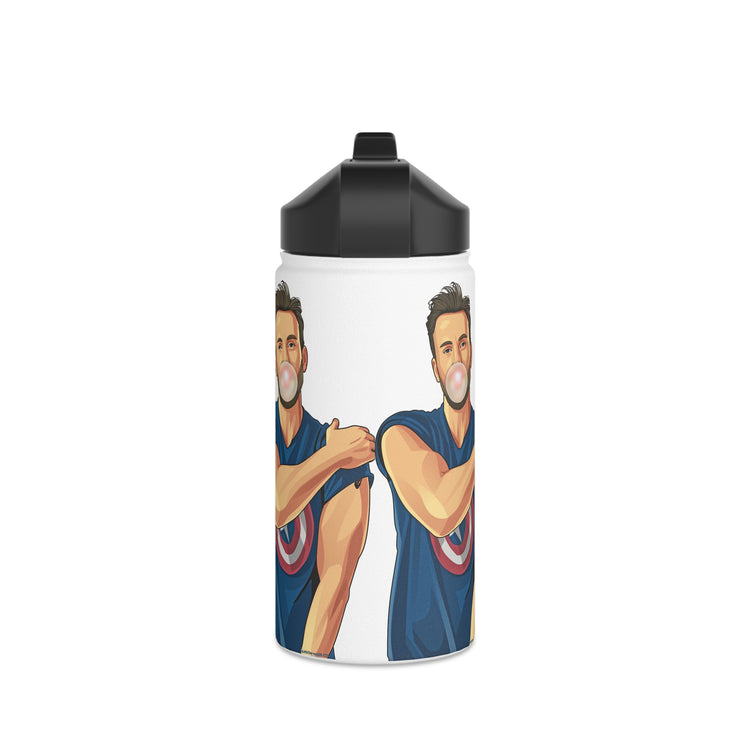 Chris Evans Water Bottle - Fandom-Made