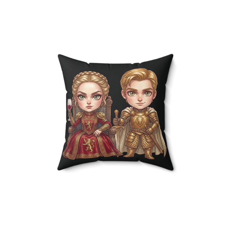 Stand by Your Faux Suede Square Pillow