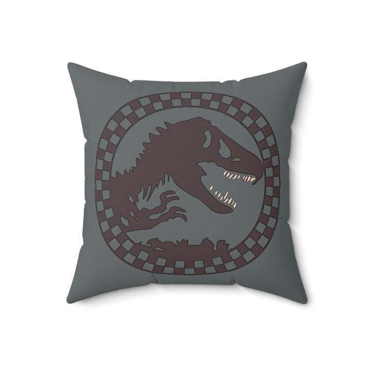 Checkered Past Square Pillow - Fandom-Made