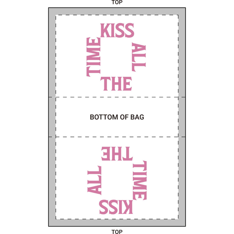 Kiss All The Time Holographic Makeup Bag - Fandom-Made