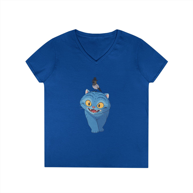 Did I Do That Ladies' V-Neck Tee - Fandom-Made