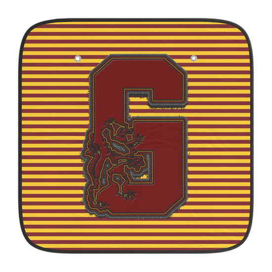 Gryffindor G Embroidery Design Car Sun Shades - Fandom-Made