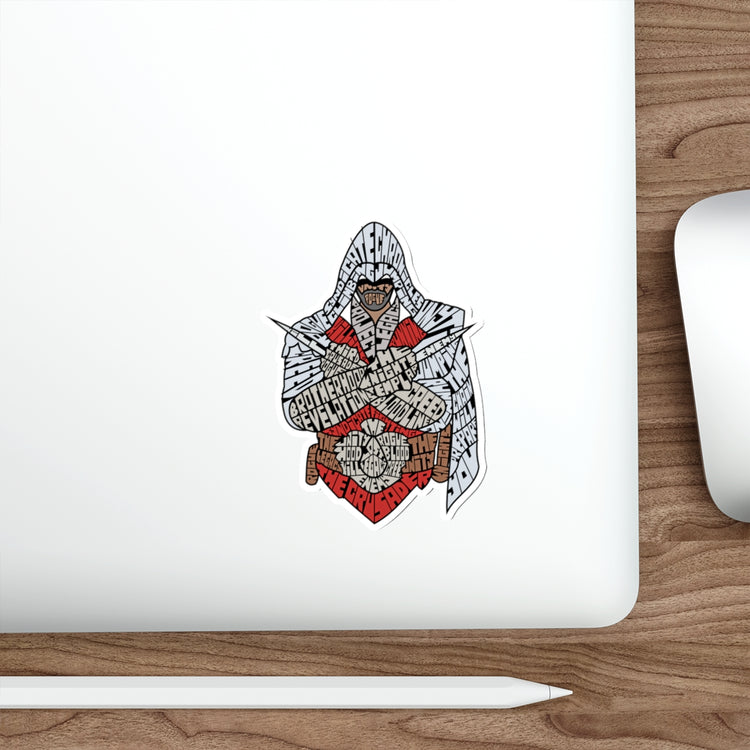Assassins Creed Calligram Die-Cut Stickers - Fandom-Made