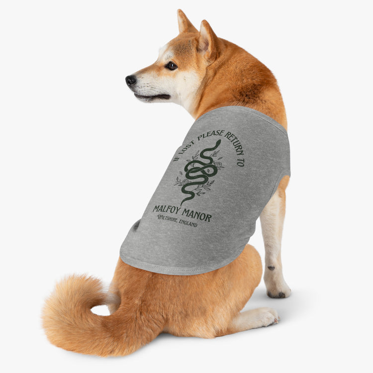 If Lost Return To Malfoy Manor Pet Tank Top - Fandom-Made
