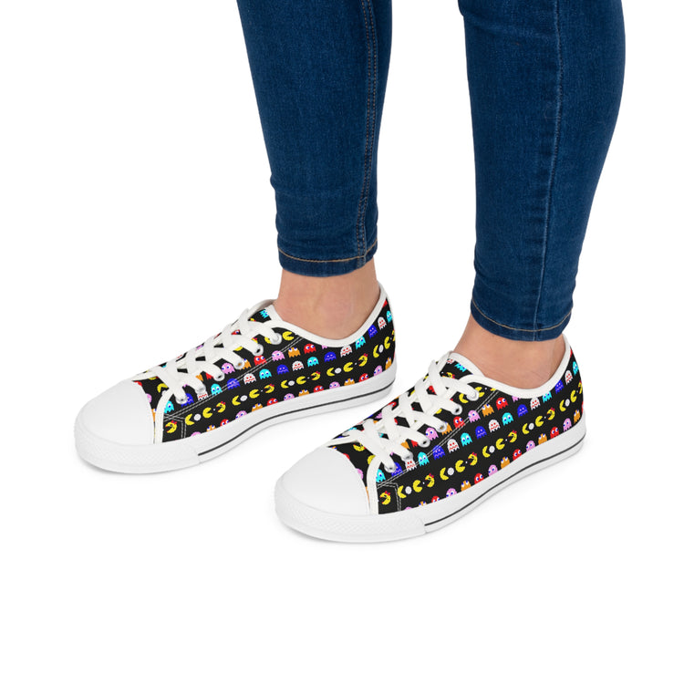 PacMan Women's Low Top Sneakers - Fandom-Made