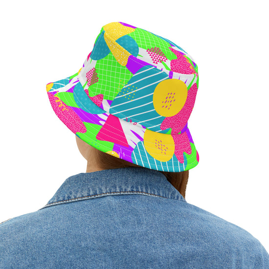 I Love The 80s All-Over Print Bucket Hat - Fandom-Made
