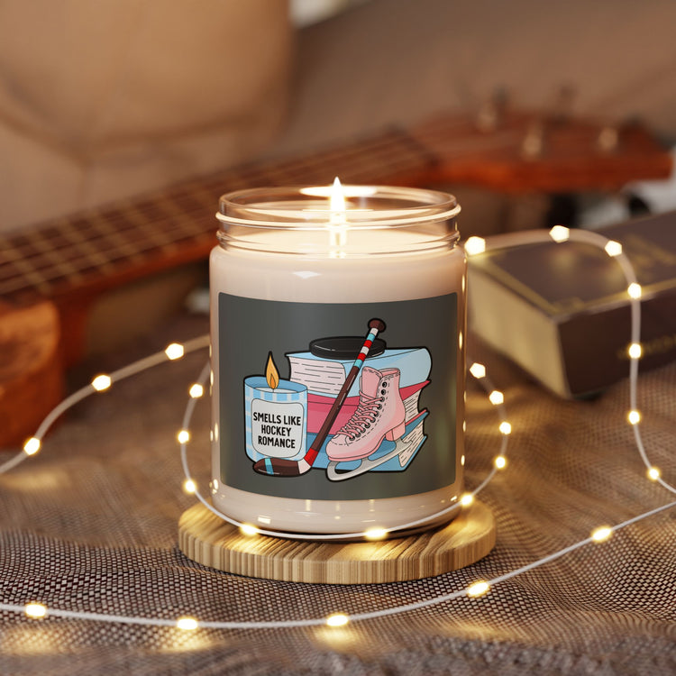 Smells Like Hockey Romance Scented Soy Candle - Fandom-Made