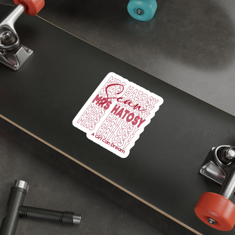 Mrs. Hatosy Die-Cut Sticker