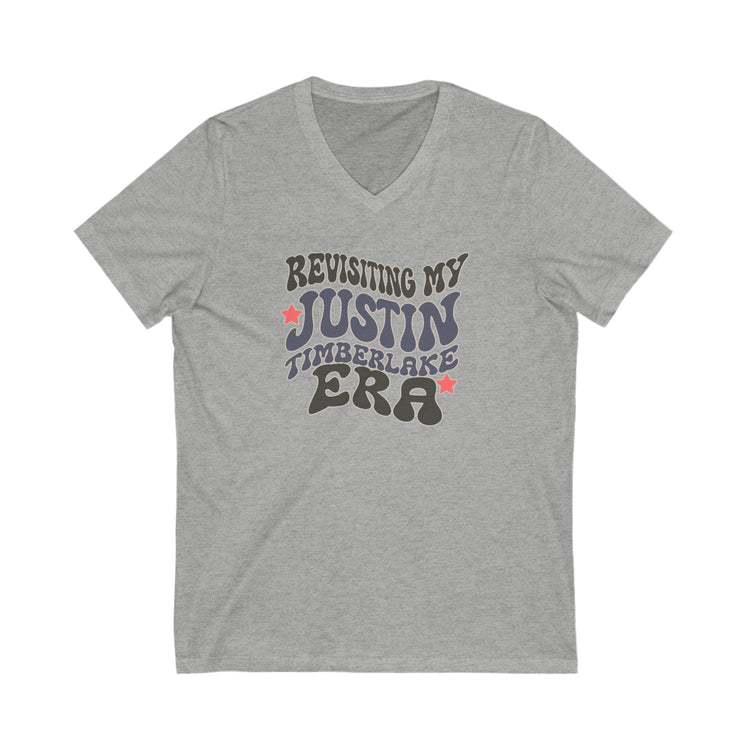 Justin Era V-Neck Tee - Fandom-Made
