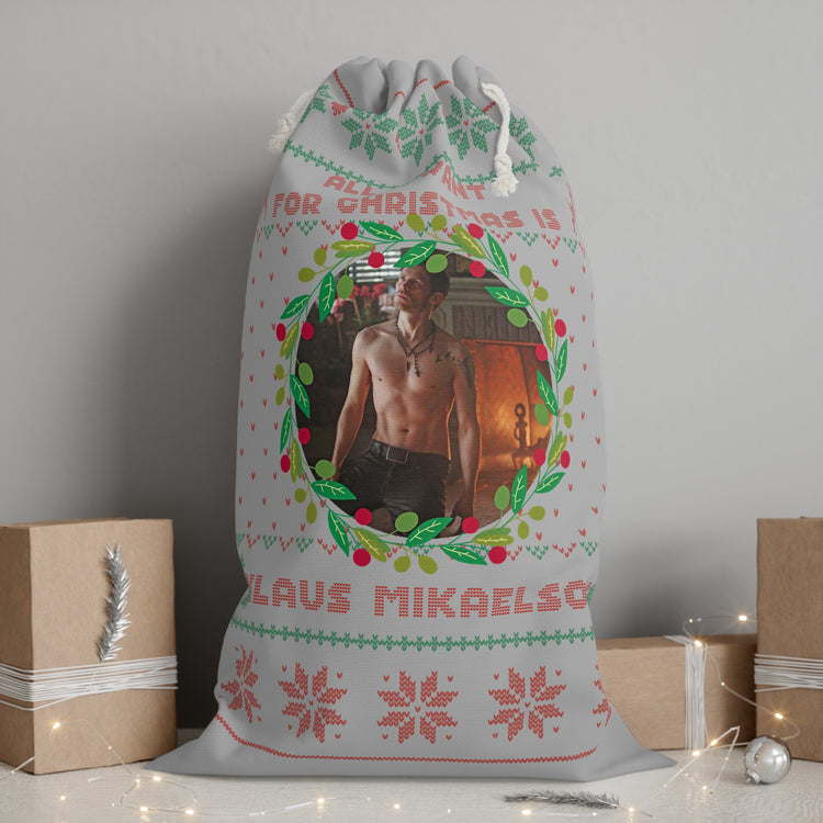 All I Want For Christmas Is Klaus Mikaelson Gift Bag - Fandom-Made