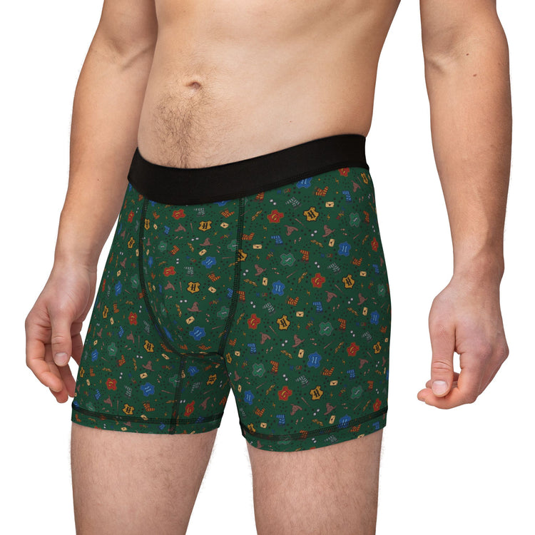 Hogwarts Slytherin House Men's Boxers - Fandom-Made