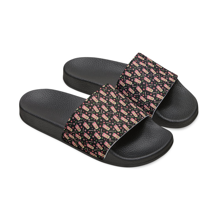 Highly Caffeinated All Over Print Women's Slides - Fandom-Made