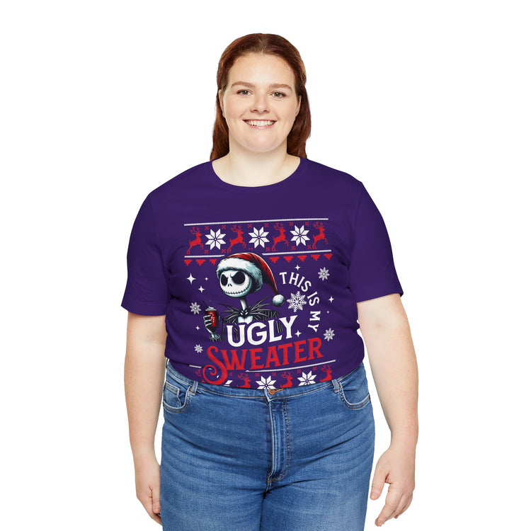 Skellington's Ugly Christmas Unisex T-Shirt
