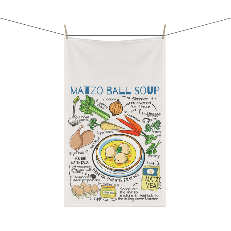 Matzo Ball Soup Kitchen Towel - Fandom-Made