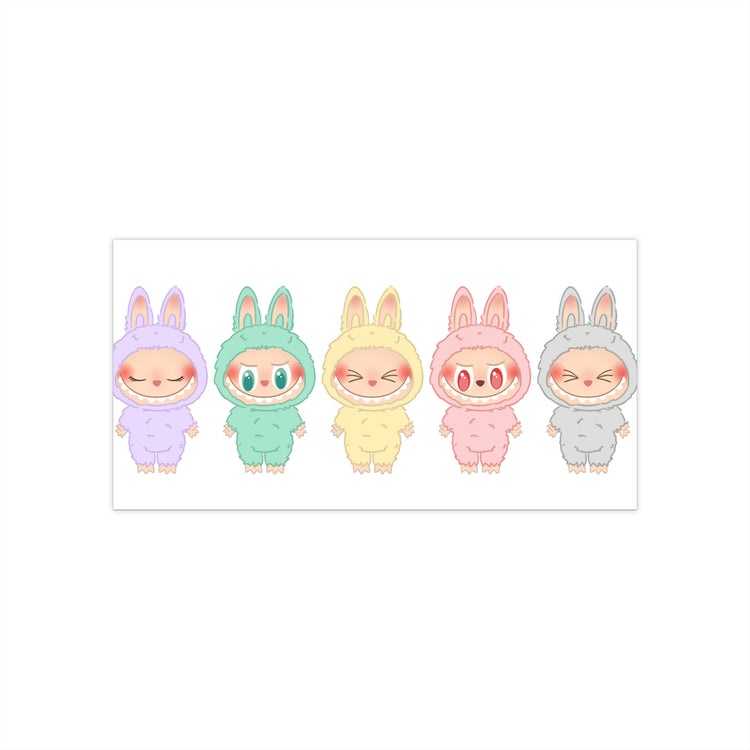 Bunny Time Bumper Sticker - Fandom-Made