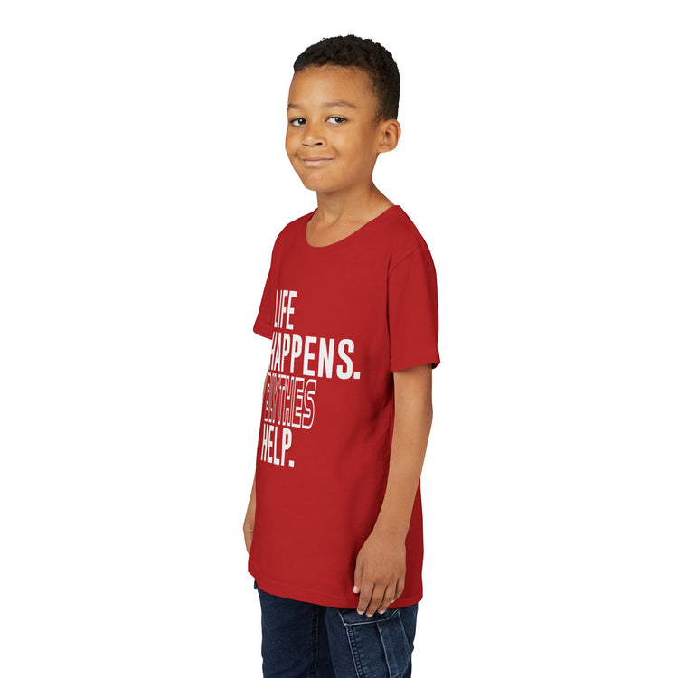 Life Happens Blythes Help Youth Tee