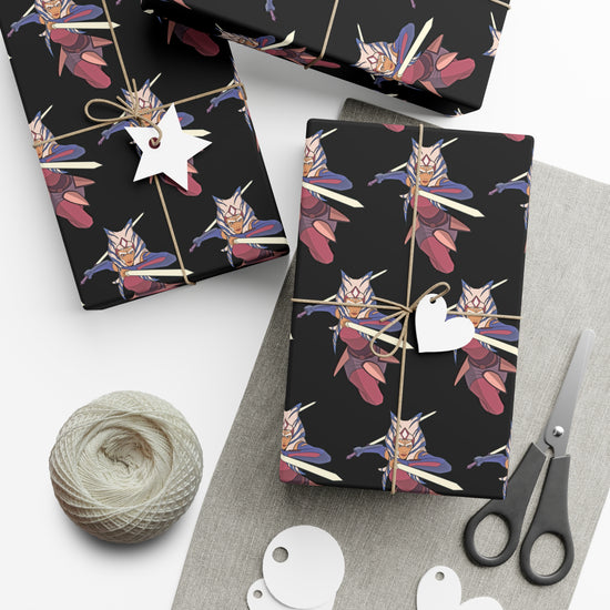Ahsoka Leaping Gift Wrap Papers - Fandom-Made