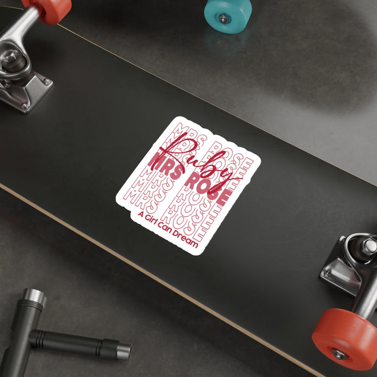 Mrs. Rose Die-Cut Sticker