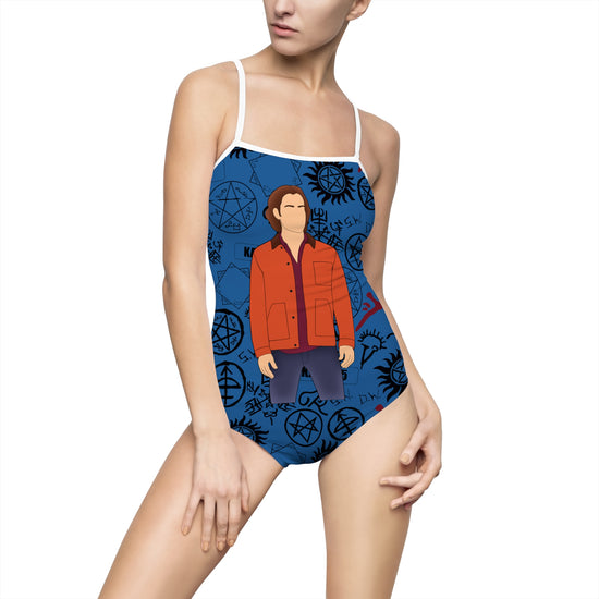Sam Winchester One-Piece Swimsuit - Fandom-Made
