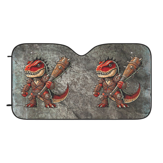 Negan Dinosaur Car Sunshade - Fandom-Made