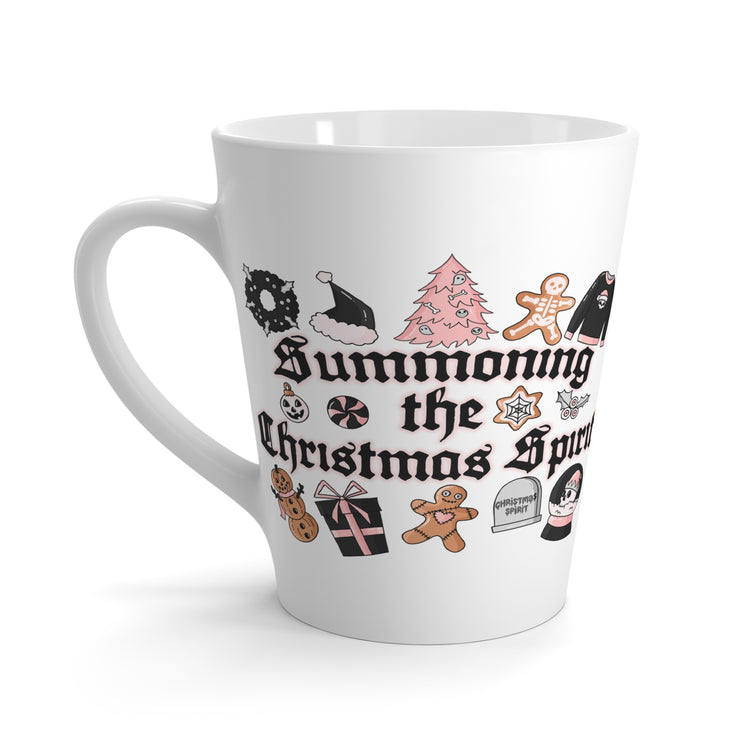 Summoning The Christmas Spirit Latte Mug