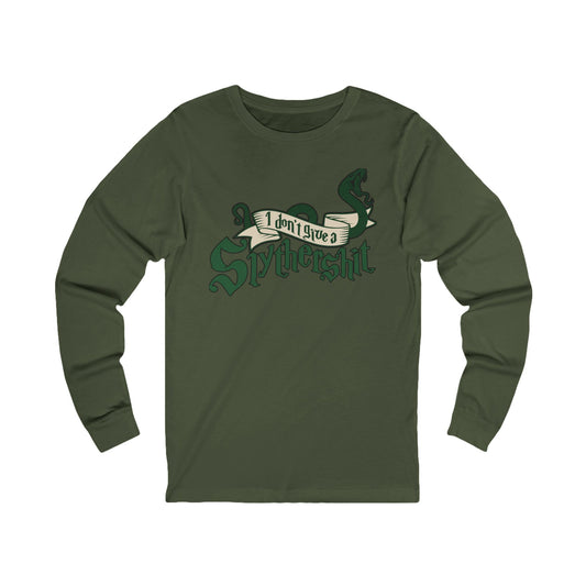 I Don't Give A Slythershit Unisex Long Sleeve T-Shirt - Fandom-Made