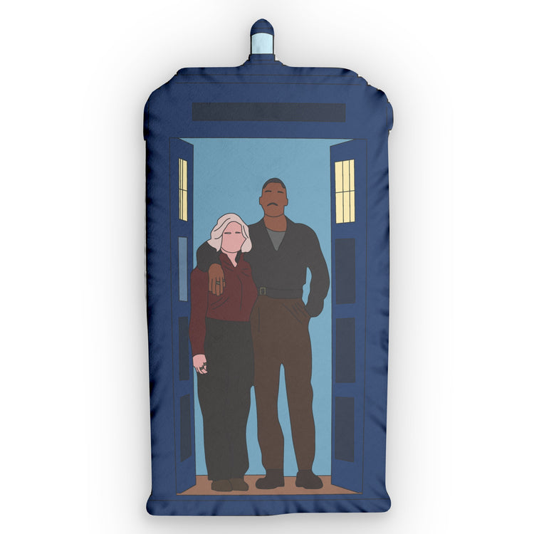 The Fifteenth Doctor and Ruby-Shaped Pillow - Fandom-Made