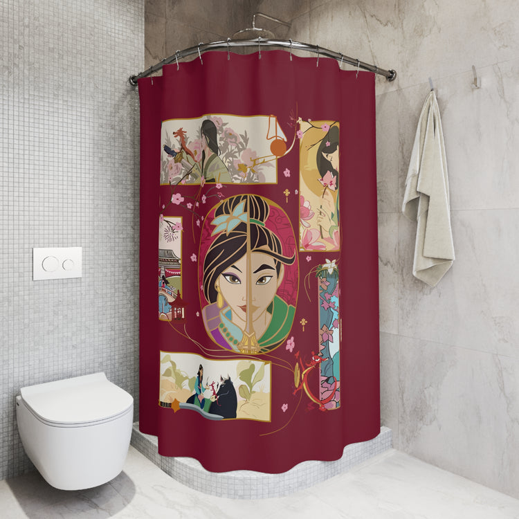 Mulan Shower Curtain - Fandom-Made