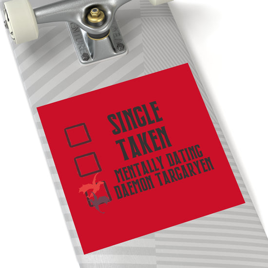 Mentally Dating Daemon Targaryen Square Sticker - Fandom-Made