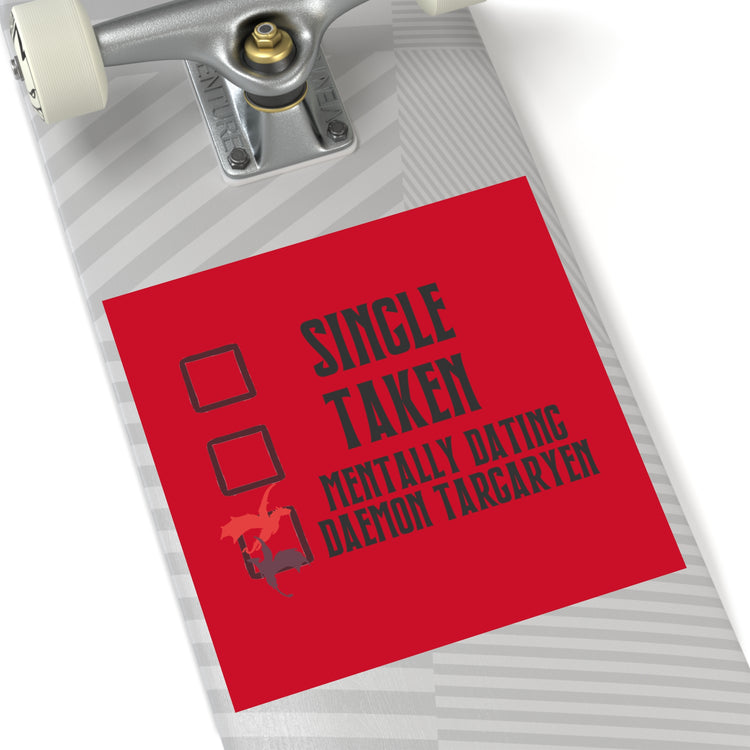 Mentally Dating Daemon Targaryen Square Sticker - Fandom-Made