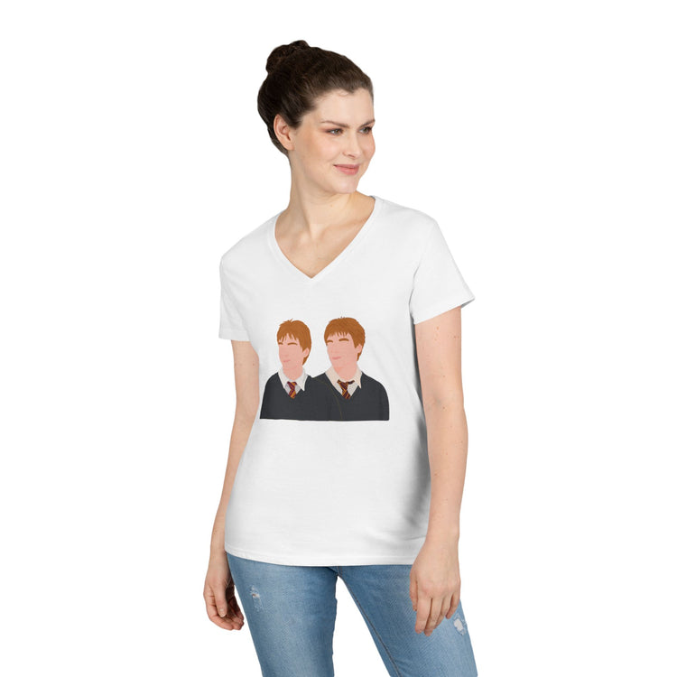 Weasley Twins V-Neck Tee - Fandom-Made